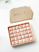 Load image into Gallery viewer, 3D Printed Alphabet Letter Stamp Set with Storage Box
