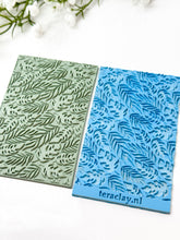 Load image into Gallery viewer, Tropical Leaves #2 Rubber Texture Mat for Polymer Clay
