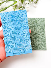 Load image into Gallery viewer, Tropical Leaves #2 Rubber Texture Mat for Polymer Clay

