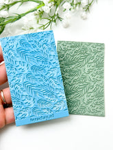 Load image into Gallery viewer, Tropical Leaves #2 Rubber Texture Mat for Polymer Clay
