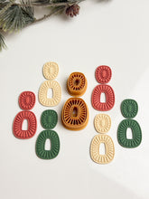 Load image into Gallery viewer, Duo Oval Boho Set Polymer Clay Cutters PCC1874
