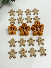 Load image into Gallery viewer, Gingerbread Man Detailed Polymer Clay Cutter PCC1882
