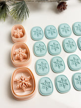Load image into Gallery viewer, Snowflake Frame Polymer Clay Cutter PCC1902
