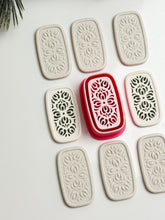Load image into Gallery viewer, Embossed Detailed Oval Polymer Clay Cutter PCC1875
