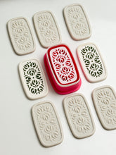 Load image into Gallery viewer, Embossed Detailed Oval Polymer Clay Cutter PCC1875
