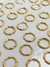 Load image into Gallery viewer, 18K Gold Plated Abstract Thick Circle Bezel
