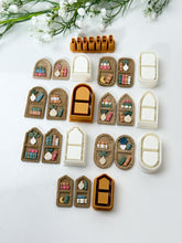 Load image into Gallery viewer, Bookshelf Art Deco Polymer Clay Cutter PCC1822
