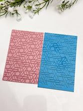 Load image into Gallery viewer, Linear Mosaic Texture Mat for Polymer Clay
