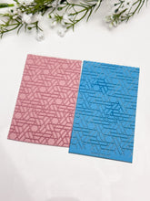 Load image into Gallery viewer, Linear Mosaic Texture Mat for Polymer Clay
