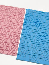 Load image into Gallery viewer, Linear Mosaic Texture Mat for Polymer Clay
