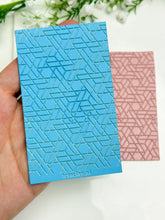 Load image into Gallery viewer, Linear Mosaic Texture Mat for Polymer Clay
