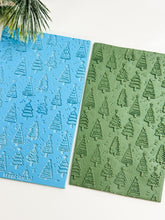 Load image into Gallery viewer, Christmas Trees Texture Mat for Polymer Clay
