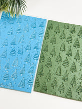 Load image into Gallery viewer, Christmas Trees Texture Mat for Polymer Clay
