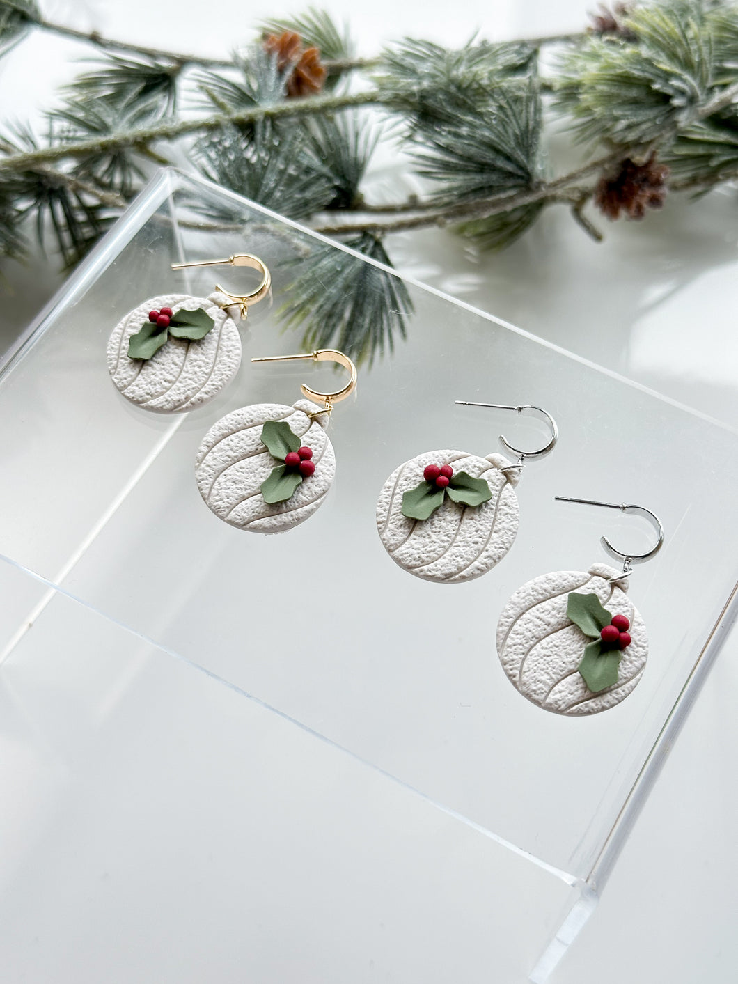 The Christmas Holly Berry Baubles (also in silver)