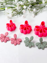 Load image into Gallery viewer, Semi-Flower Duo Polymer Clay Cutter PCC1829
