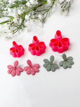 Load image into Gallery viewer, Semi-Flower Duo Polymer Clay Cutter PCC1829
