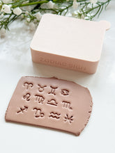 Load image into Gallery viewer, 3D Printed Zodiac Signs Stamp Set with Storage Box

