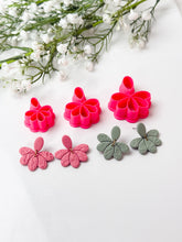 Load image into Gallery viewer, Semi-Flower Duo Polymer Clay Cutter PCC1829
