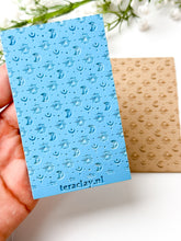 Load image into Gallery viewer, Moon &amp; Stars Rubber Texture Mat for Polymer Clay
