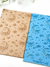 Load image into Gallery viewer, Fantasy Moon Rubber Texture Mat for Polymer Clay
