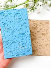 Load image into Gallery viewer, Fantasy Moon Rubber Texture Mat for Polymer Clay
