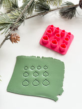 Load image into Gallery viewer, Art Deco Modern Christmas Ornament Ball Micro Cluster Polymer Clay Cutter PCC1864
