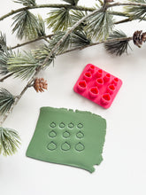 Load image into Gallery viewer, Art Deco Modern Christmas Ornament Ball Micro Cluster Polymer Clay Cutter PCC1864
