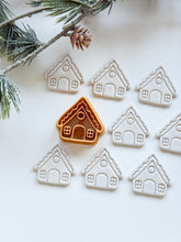 Load image into Gallery viewer, Gingerbread House Polymer Clay Cutter PCC1879
