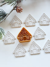 Load image into Gallery viewer, Gingerbread House Polymer Clay Cutter PCC1879
