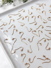 Load image into Gallery viewer, High-Quality 18K Shiny Gold Plated Brass Earring Ball Hooks 30pcs/bag
