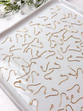 Load image into Gallery viewer, High-Quality 18K Shiny Gold Plated Brass Earring Hooks 30pcs/bag
