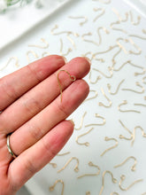 Load image into Gallery viewer, High-Quality 18K Shiny Gold Plated Brass Earring Hooks 30pcs/bag
