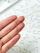 Load image into Gallery viewer, High-Quality 18K Shiny Gold Plated Brass Earring Hooks 30pcs/bag

