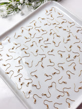Load image into Gallery viewer, High-Quality 18K Shiny Gold Plated Brass Earring Fish Hooks 30pcs/bag
