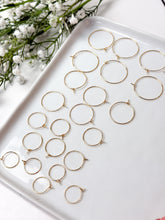 Load image into Gallery viewer, High-Quality 18K Gold Plated Brass Earring Hoops 30pcs/bag
