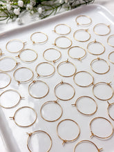 Load image into Gallery viewer, High-Quality 18K Gold Plated Brass Earring Hoops 30pcs/bag
