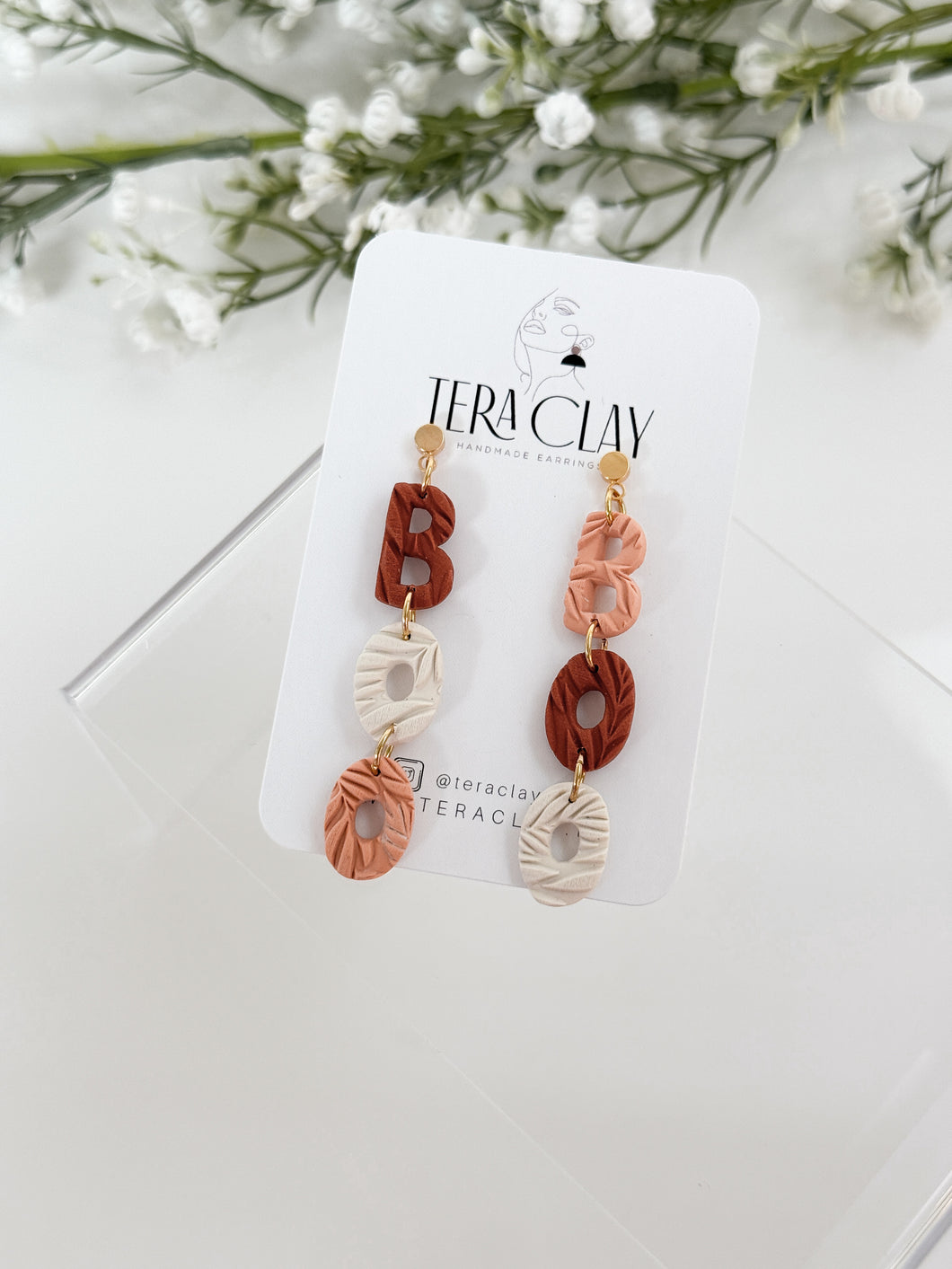 The BOO Dangles (also in silver)