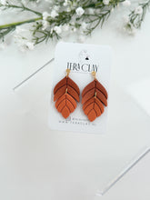 Load image into Gallery viewer, The Double Leafy Fall Dangles (also in silver)
