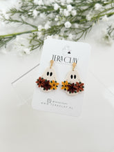 Load image into Gallery viewer, The Floral Ghost Dangles (also in silver)
