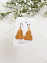 Load image into Gallery viewer, The Yellow Squash Pumpkin Dangles (also in silver)
