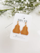 Load image into Gallery viewer, The Yellow Squash Pumpkin Dangles (also in silver)

