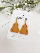 Load image into Gallery viewer, The Yellow Squash Pumpkin Dangles (also in silver)
