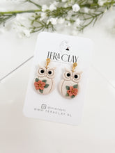 Load image into Gallery viewer, The Floral Owl Dangles (also in silver)
