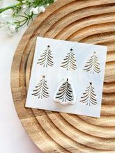 Load image into Gallery viewer, Christmas Trees Clay Stencil Sheet | Reusable Polymer Clay Texture Stencil
