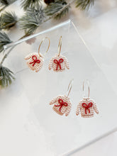 Load image into Gallery viewer, The Christmas Bow Sweater in Ivory (also in silver)
