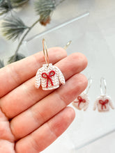Load image into Gallery viewer, The Christmas Bow Sweater in Ivory (also in silver)
