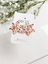 Load image into Gallery viewer, The Duo Leafy Fall Dangles (also in silver)
