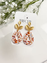 Load image into Gallery viewer, The Leafy Fall Dangles (also in silver)

