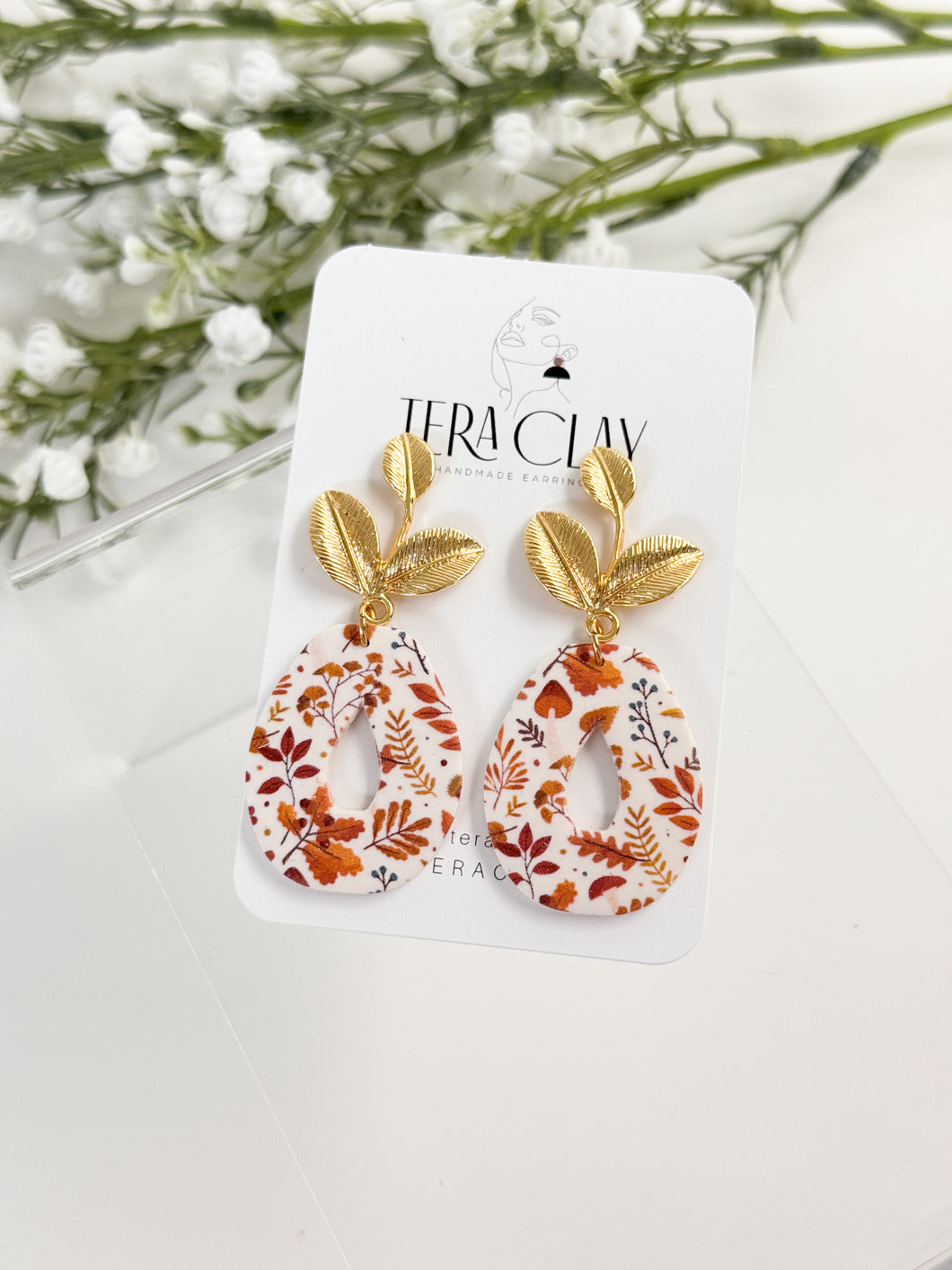 The Leafy Fall Dangles (also in silver)