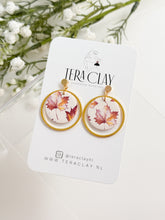 Load image into Gallery viewer, The Fall Leaves Round Dangles
